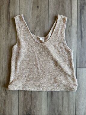 Kids Cozy Beige Tank Top - Brand Unspecified